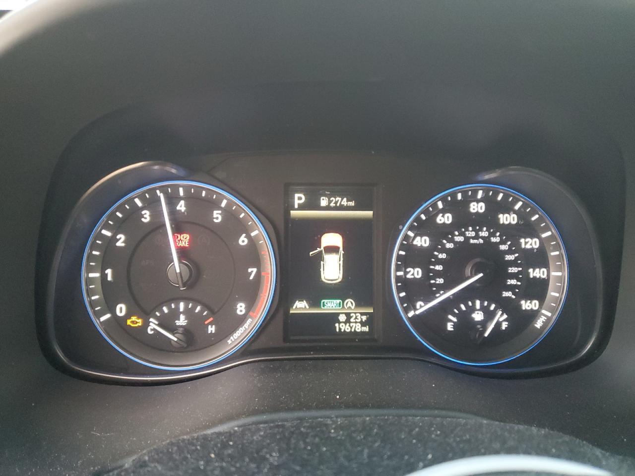 2022 Hyundai Kona VIN KM8K62AB9NU814694 Copart auction photo, front end damage thumbnail 9
