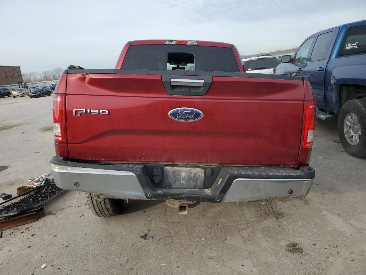 2015 Ford F-150 VIN 1FTEW1EG6FKD42078 Copart auction photo, all over damage thumbnail 6