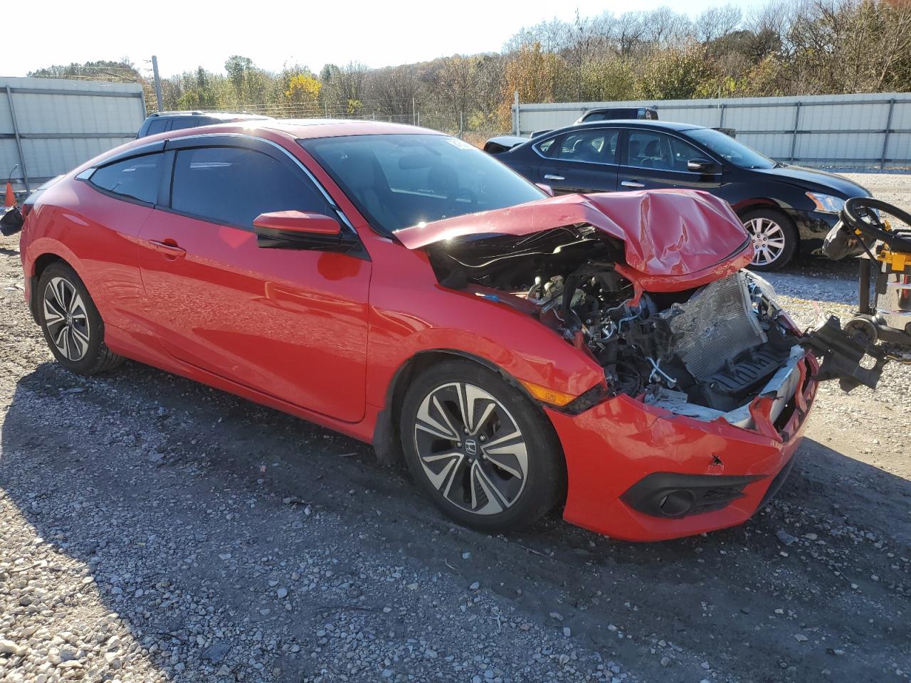 2017 Honda Civic VIN 2HGFC3B3XHH353493 Copart auction photo, front end damage thumbnail 4