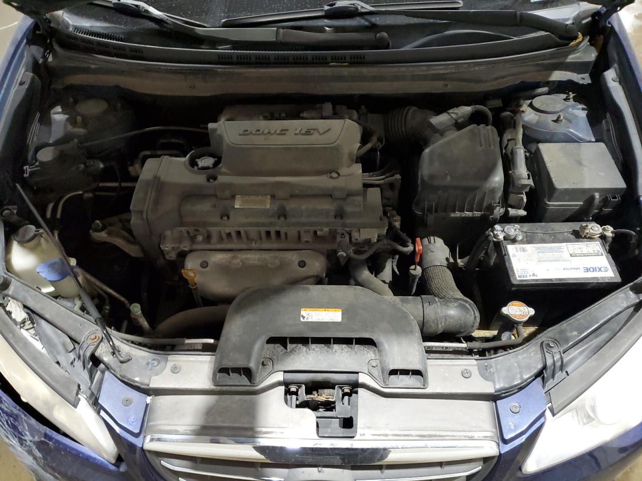 2009 Hyundai Elantra VIN KMHDU46D59U750325 Copart auction photo, side damage thumbnail 11
