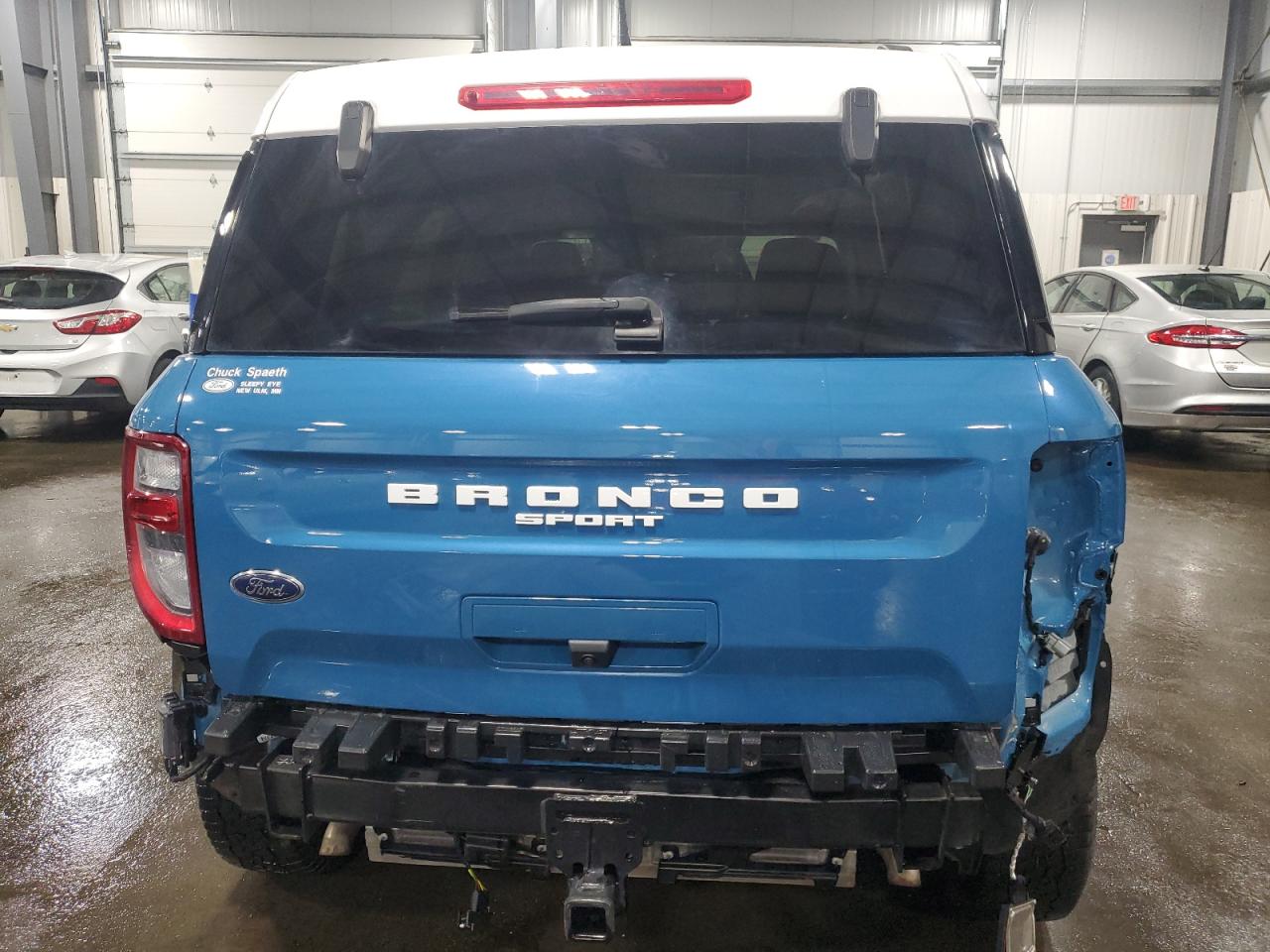 2023 Ford Bronco VIN 3FMCR9H96PRD17782 Copart auction photo, all over damage thumbnail 6