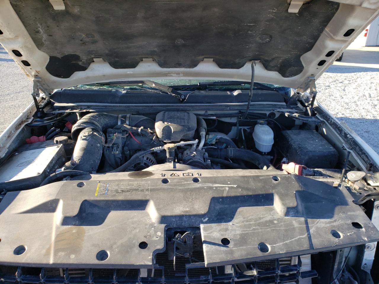 2008 Chevrolet Silverado VIN 1GCHK23668F145433 Copart auction photo, all over damage thumbnail 12