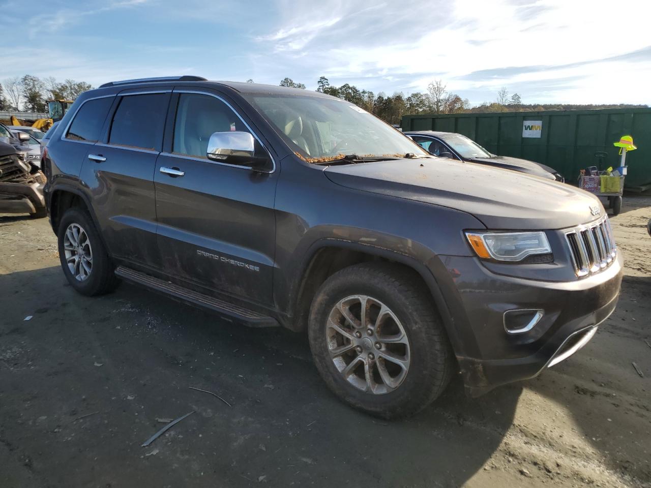 2014 Jeep Grand Cherokee VIN 1C4RJFBG8EC566804 Copart auction photo, top/roof damage thumbnail 4