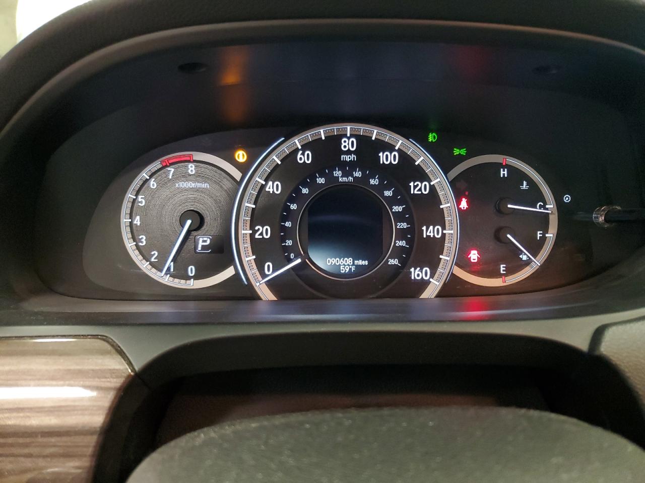 2016 Honda Accord VIN 1HGCR3F03GA007204 Copart auction photo, front end damage thumbnail 9