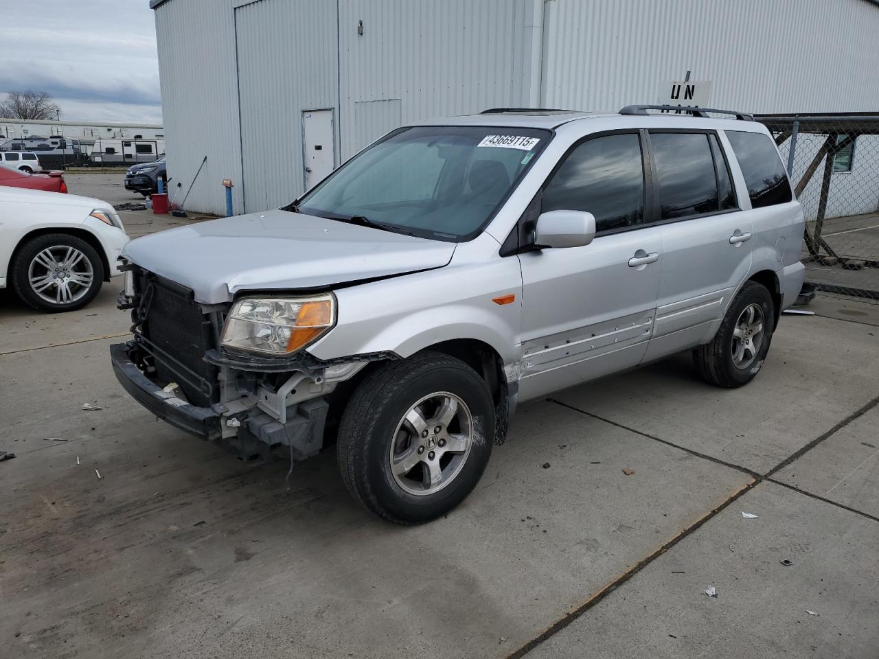 2006 Honda Pilot VIN 5FNYF28796B007585