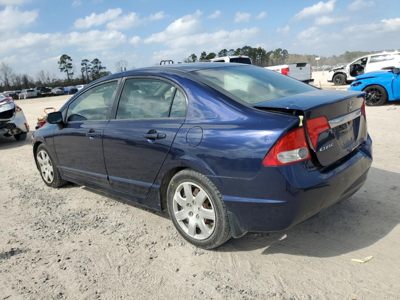 2011 Honda Civic VIN 2HGFA1F59BH535117 Copart auction photo, front end / rear end damage thumbnail 2