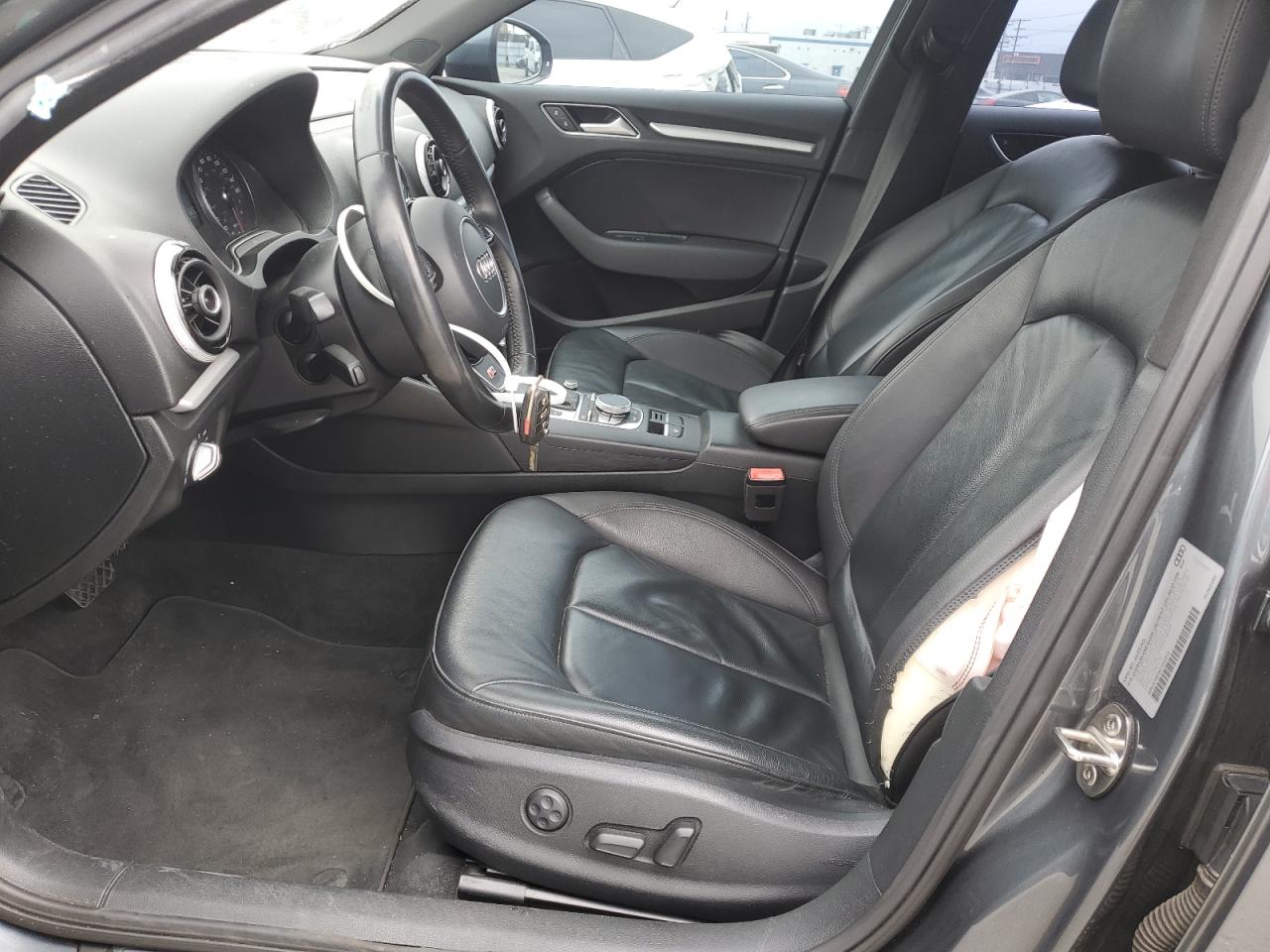 2016 Audi A3 VIN WAUA7GFF8G1052515 Copart auction photo, rear end / stripped damage thumbnail 7