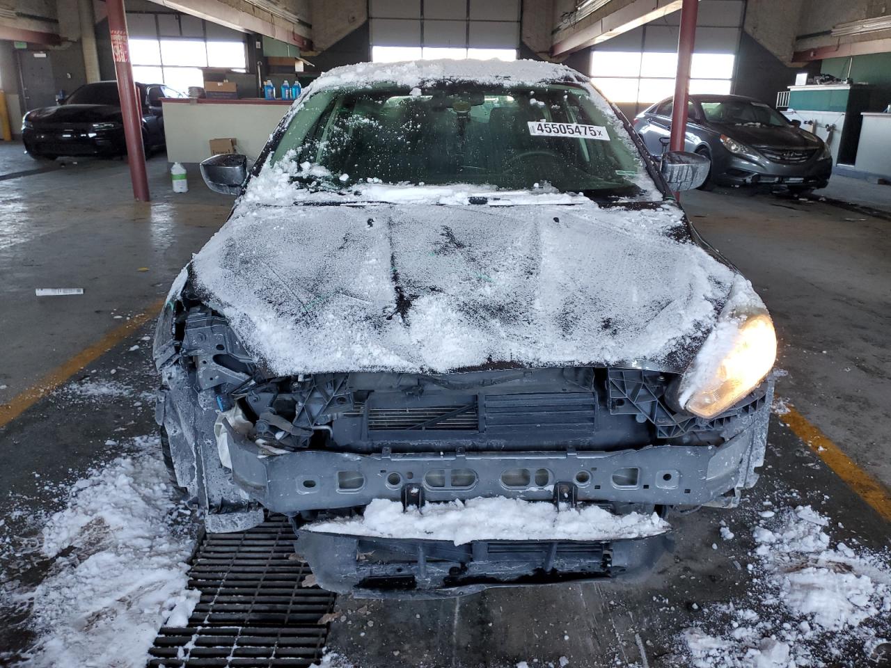 2018 Ford Focus VIN 1FADP3K29JL207179 Copart auction photo, front end / minor dent/scratches damage thumbnail 5