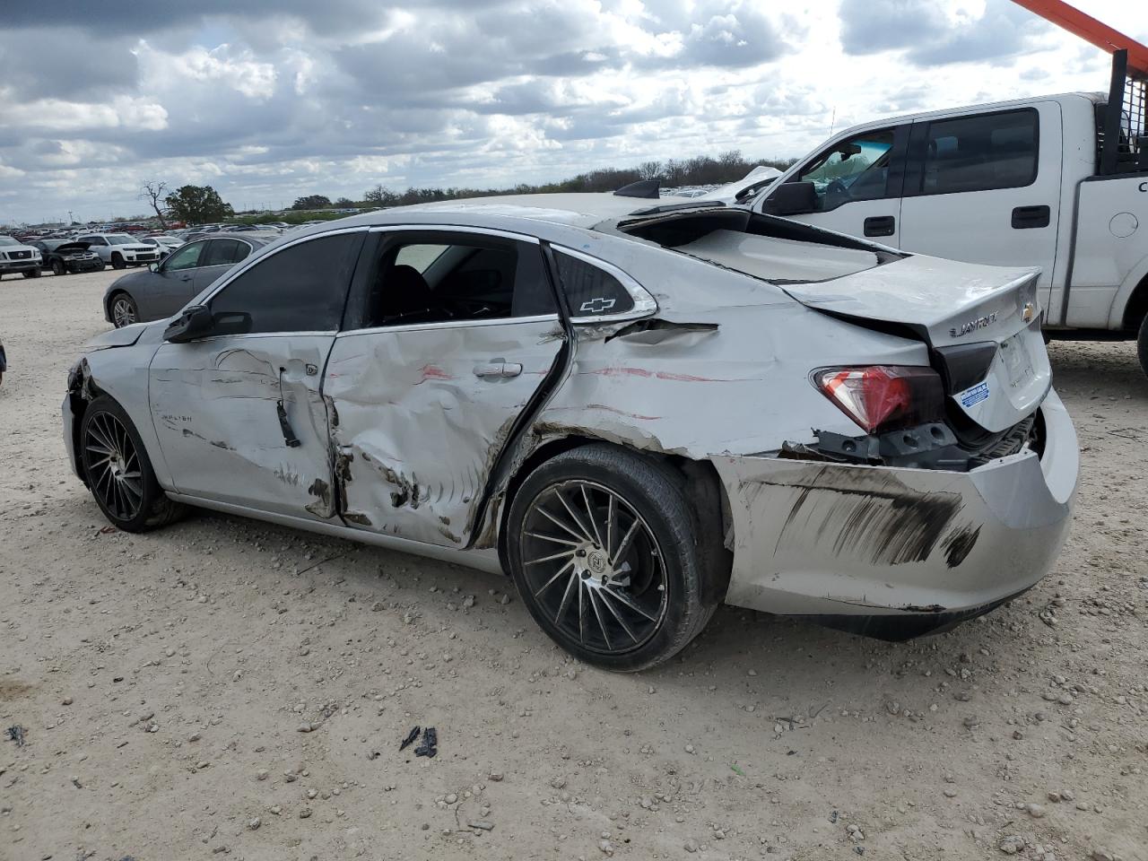 2018 Chevrolet Malibu VIN 1G1ZB5ST8JF273443 Copart auction photo, all over damage thumbnail 2