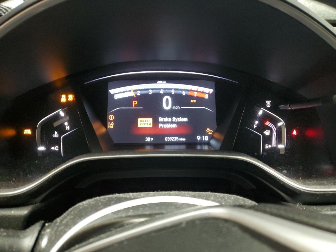 2020 Honda CR-V VIN 5J6RW2H58LL016154 Copart auction photo, front end damage thumbnail 9