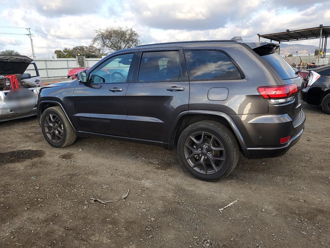 2021 Jeep Grand Cherokee VIN 1C4RJEBG6MC595811 Copart auction photo, front end damage thumbnail 2
