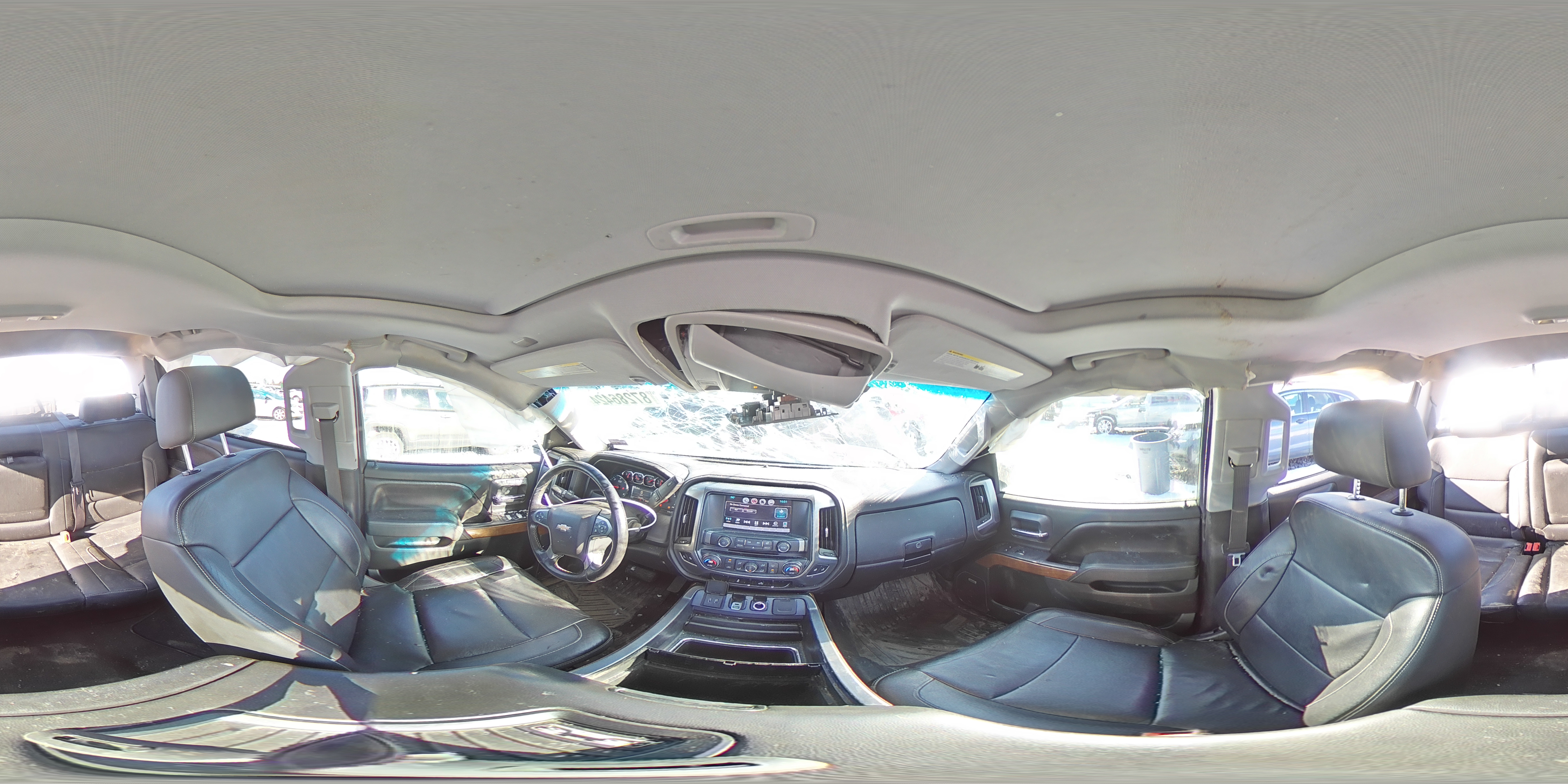2016 Chevrolet Silverado VIN 3GCUKSEC7GG306922 Copart auction photo, all over damage thumbnail 13