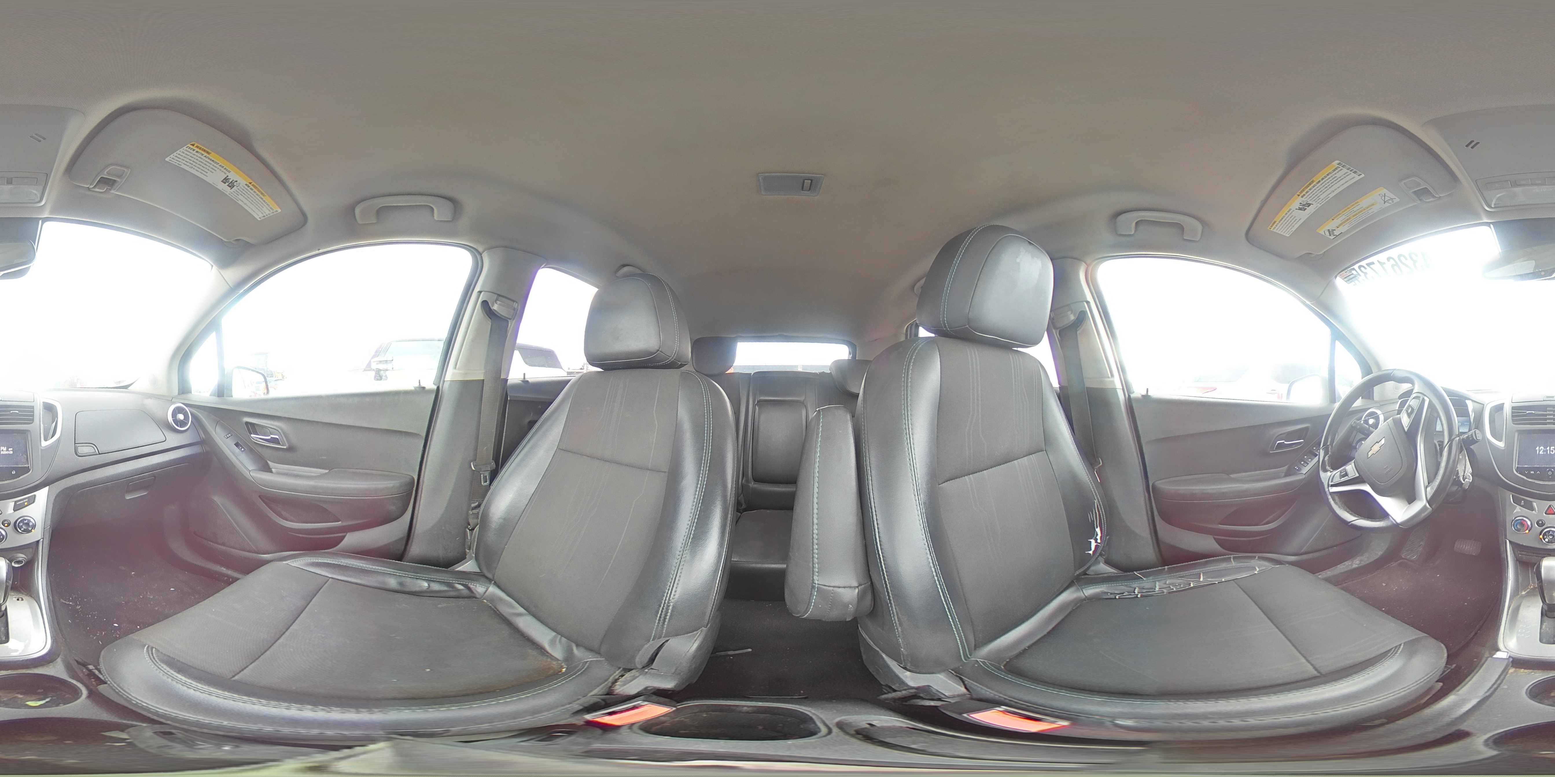 2015 Chevrolet Trax VIN 3GNCJLSBXFL246826 Copart auction photo, side damage thumbnail 14