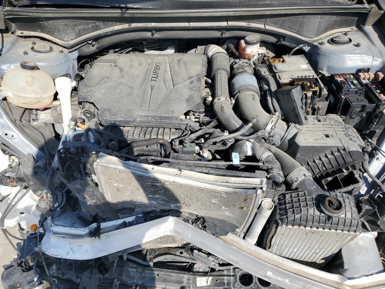 2021 KIA Sorento VIN 5XYRH4LF4MG030481 Copart auction photo, front end damage thumbnail 12