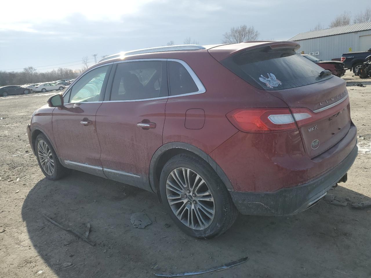 2016 Lincoln MKX VIN 2LMTJ8LR0GBL88133 Copart auction photo, front end / side damage thumbnail 2