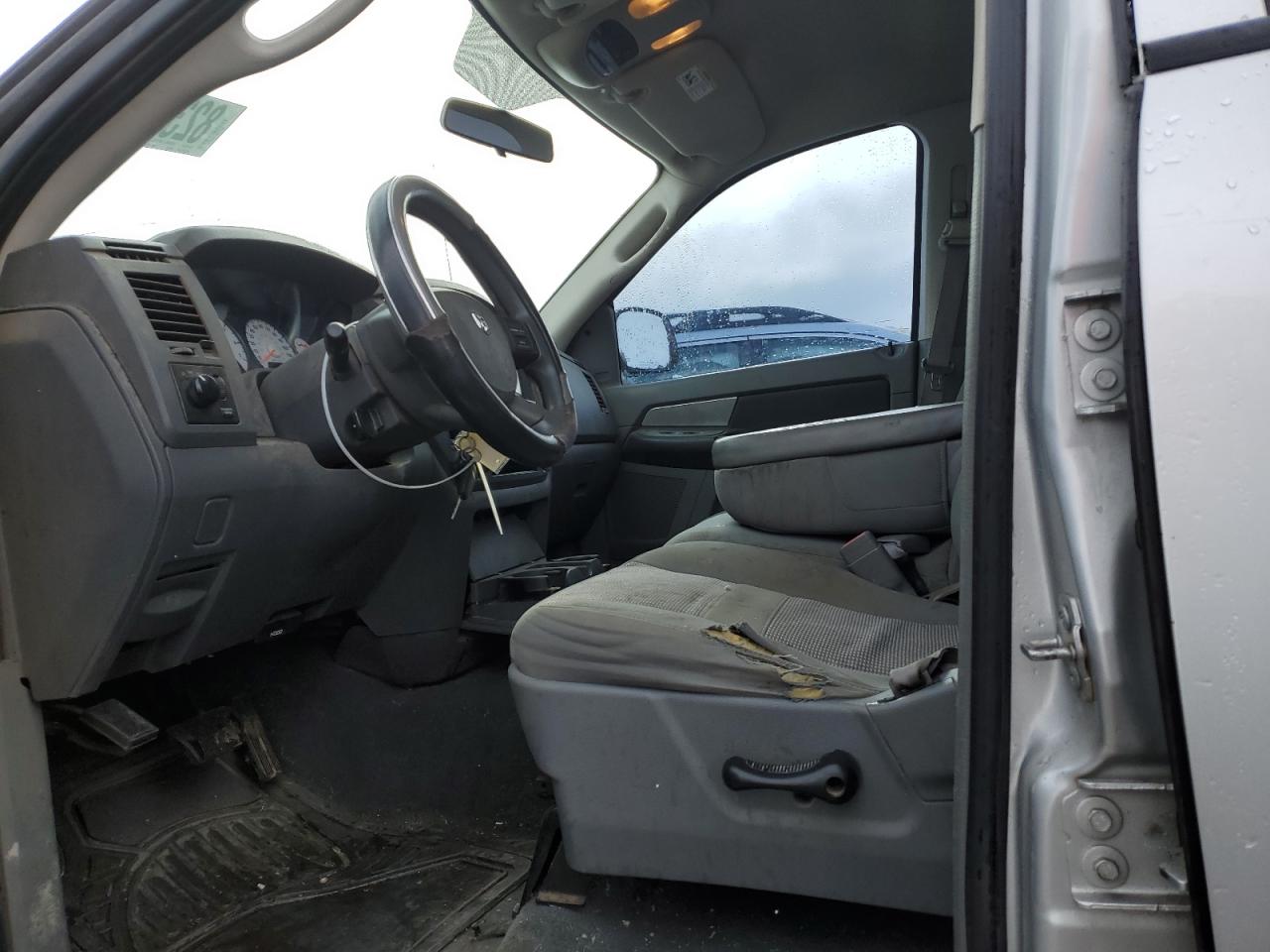 2007 Dodge RAM VIN 1D7HA18N07S169526 Copart auction photo, rear end damage thumbnail 7
