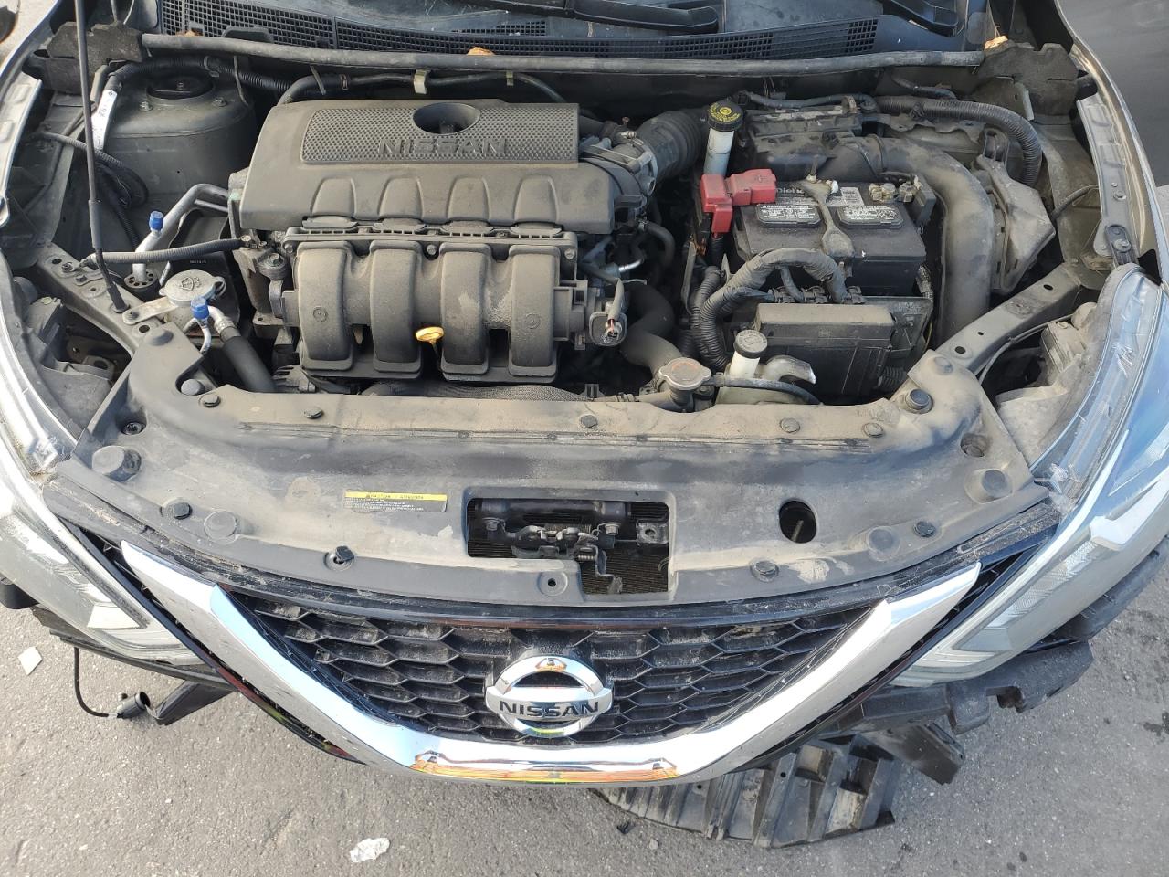 2016 Nissan Sentra VIN 3N1AB7AP5GL657153 Copart auction photo, front end / side damage thumbnail 12