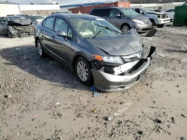 2012 Honda Civic VIN 19XFB2F85CE015117 Copart auction photo, front end / side damage thumbnail 13