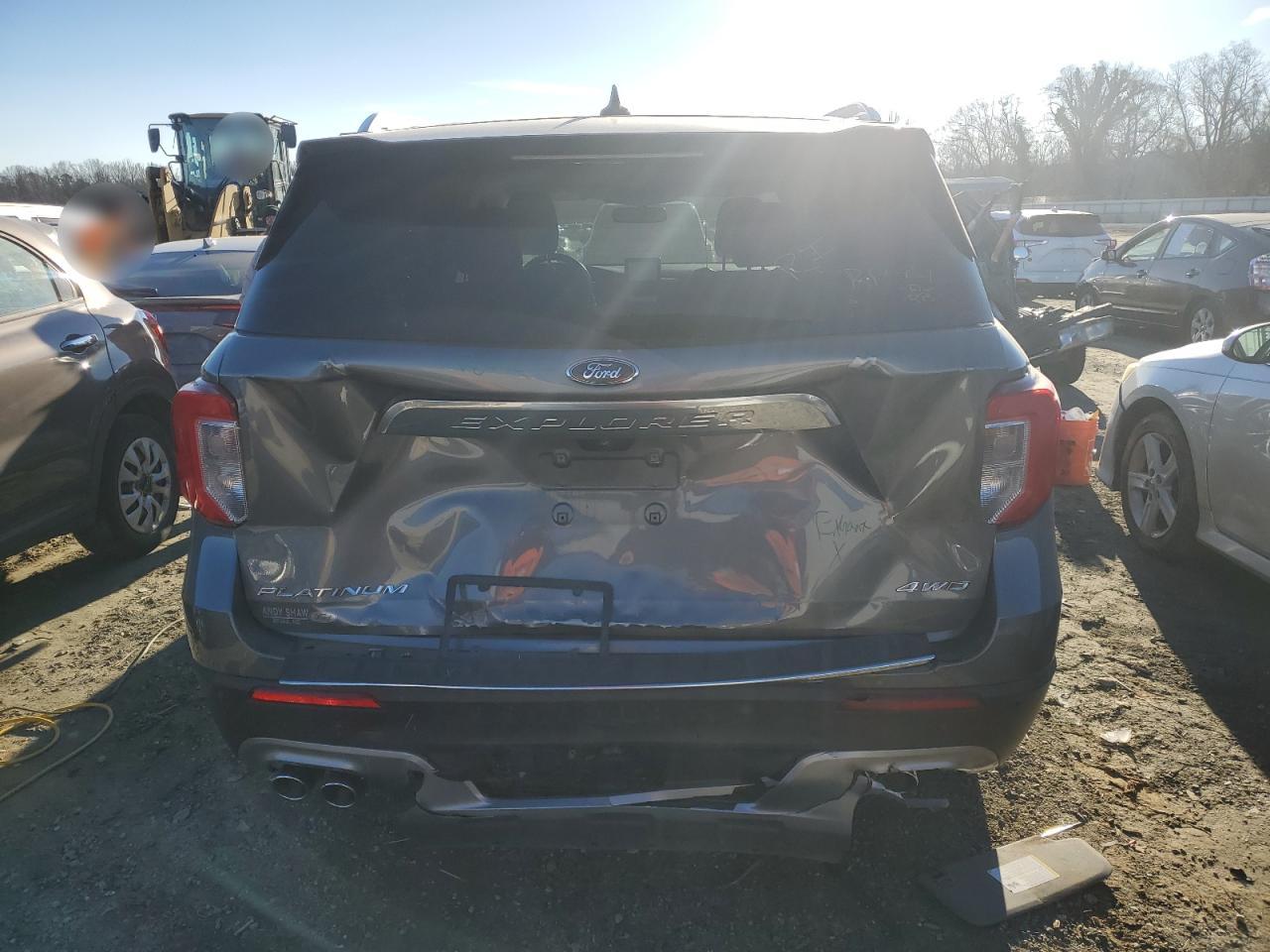 2021 Ford Explorer VIN 1FM5K8HC4MGB86521 Copart auction photo, all over damage thumbnail 6