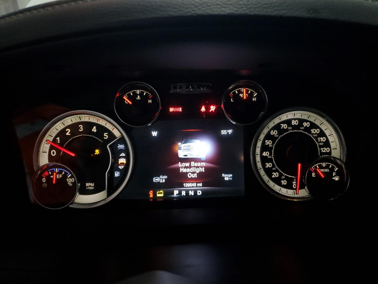 2016 RAM 2500 VIN 3C6UR5KL0GG280950 Copart auction photo, front end damage thumbnail 9
