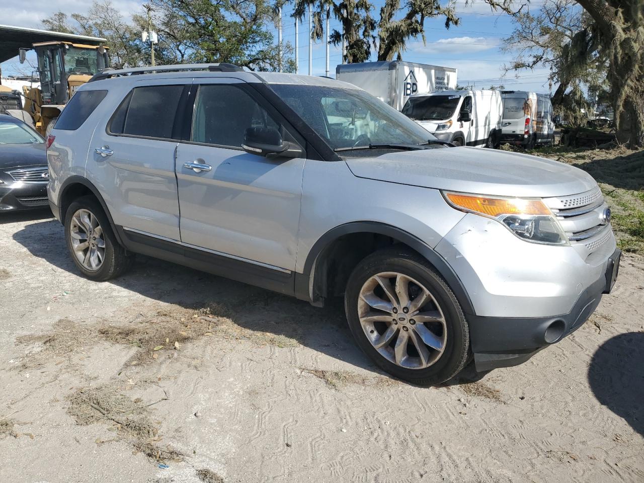 2014 Ford Explorer VIN 1FM5K8D86EGB14285 Copart auction photo, front end damage thumbnail 4