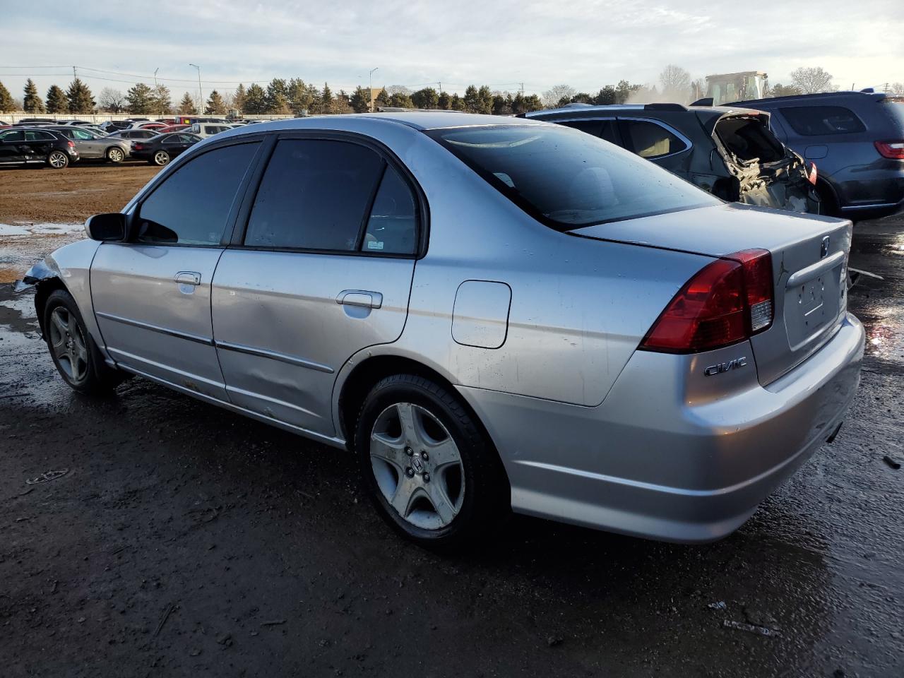 2005 Honda Civic VIN 1HGES26785L016583 Copart auction photo, front end / side damage thumbnail 2