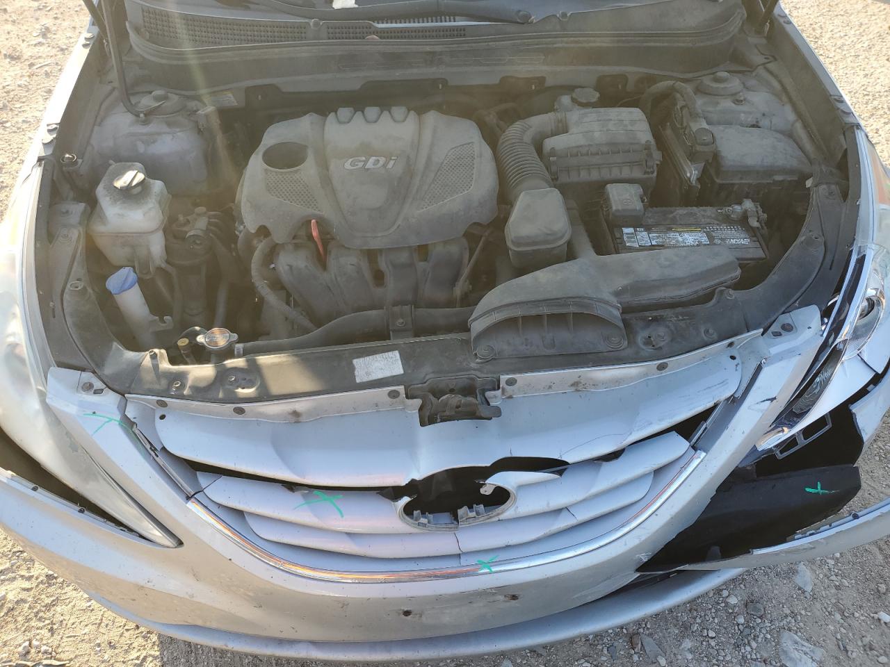2013 Hyundai Sonata VIN 5NPEB4AC4DH538743 Copart auction photo, front end damage thumbnail 11