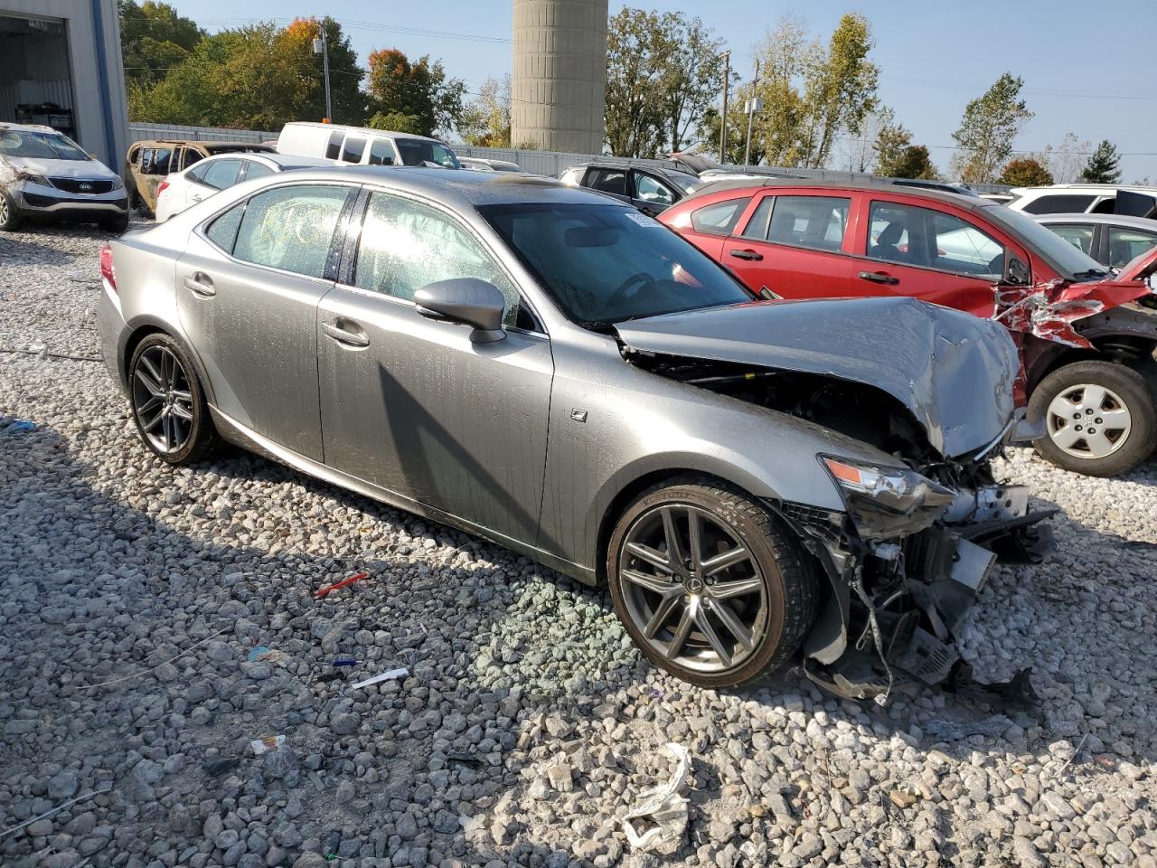 2015 Lexus IS VIN JTHCF1D25F5024186 Copart auction photo, front end damage thumbnail 4