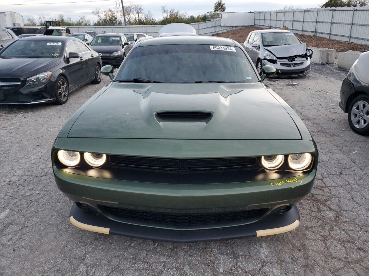 2021 Dodge Challenger VIN 2C3CDZJG9MH664689 Copart auction photo, rear end / undercarriage damage thumbnail 5
