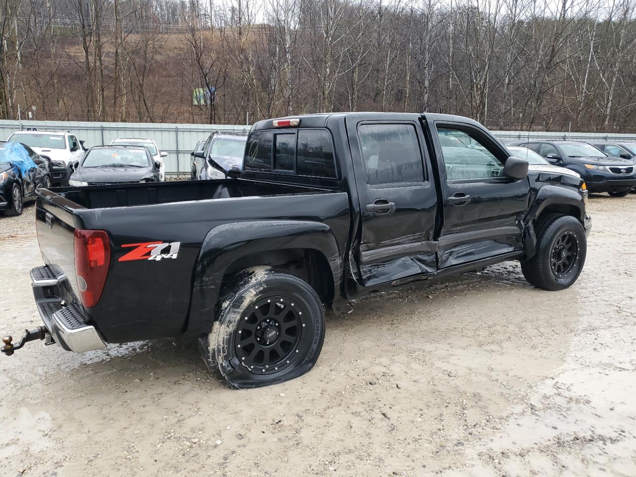 2008 Chevrolet Colorado VIN 1GCDT13E488168923 Copart auction photo, side / front end damage thumbnail 3