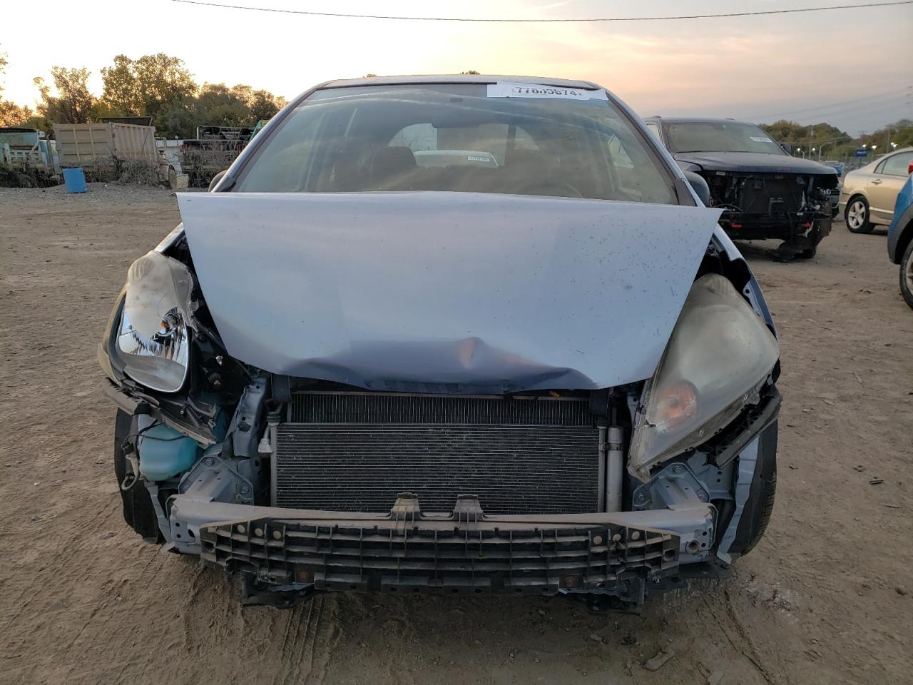 2009 Honda Fit VIN JHMGE88299S032529 Copart auction photo, all over damage thumbnail 5