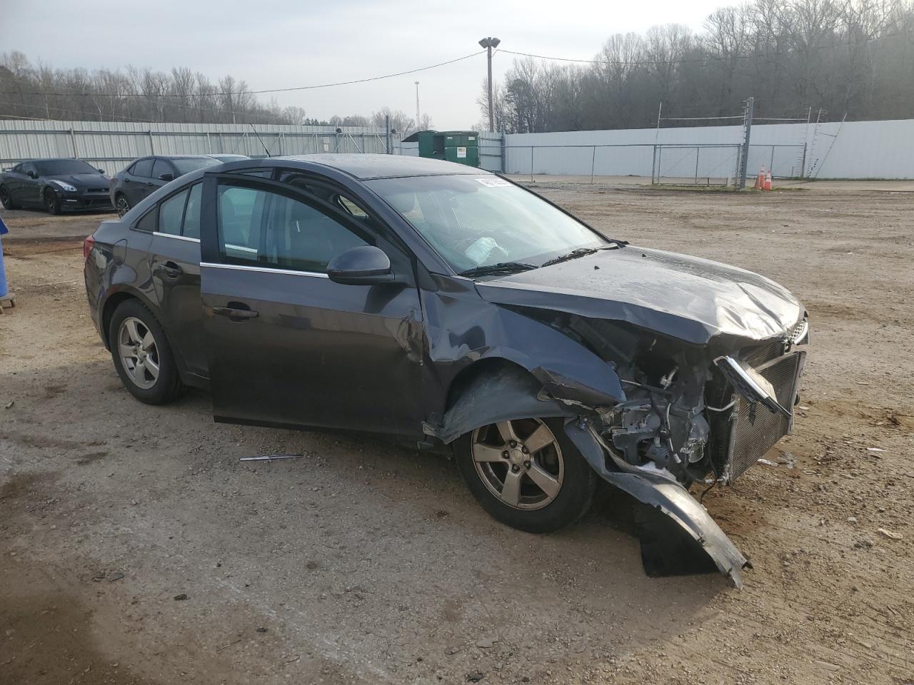2014 Chevrolet Cruze VIN 1G1PK5SB6E7387391 Copart auction photo, front end / side damage thumbnail 4