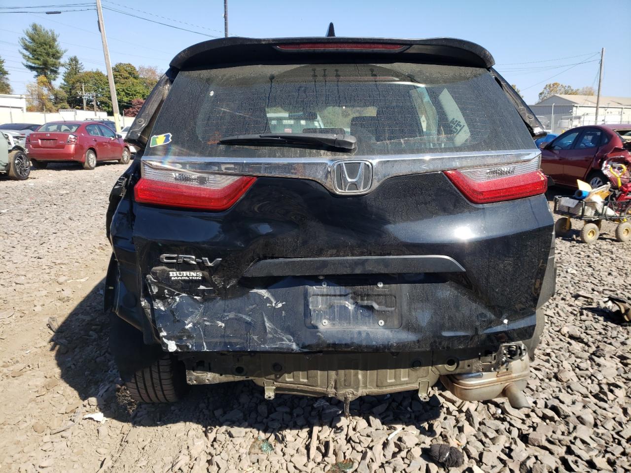 2019 Honda CR-V VIN 2HKRW5H31KH422141 Copart auction photo, rear end / side damage thumbnail 6