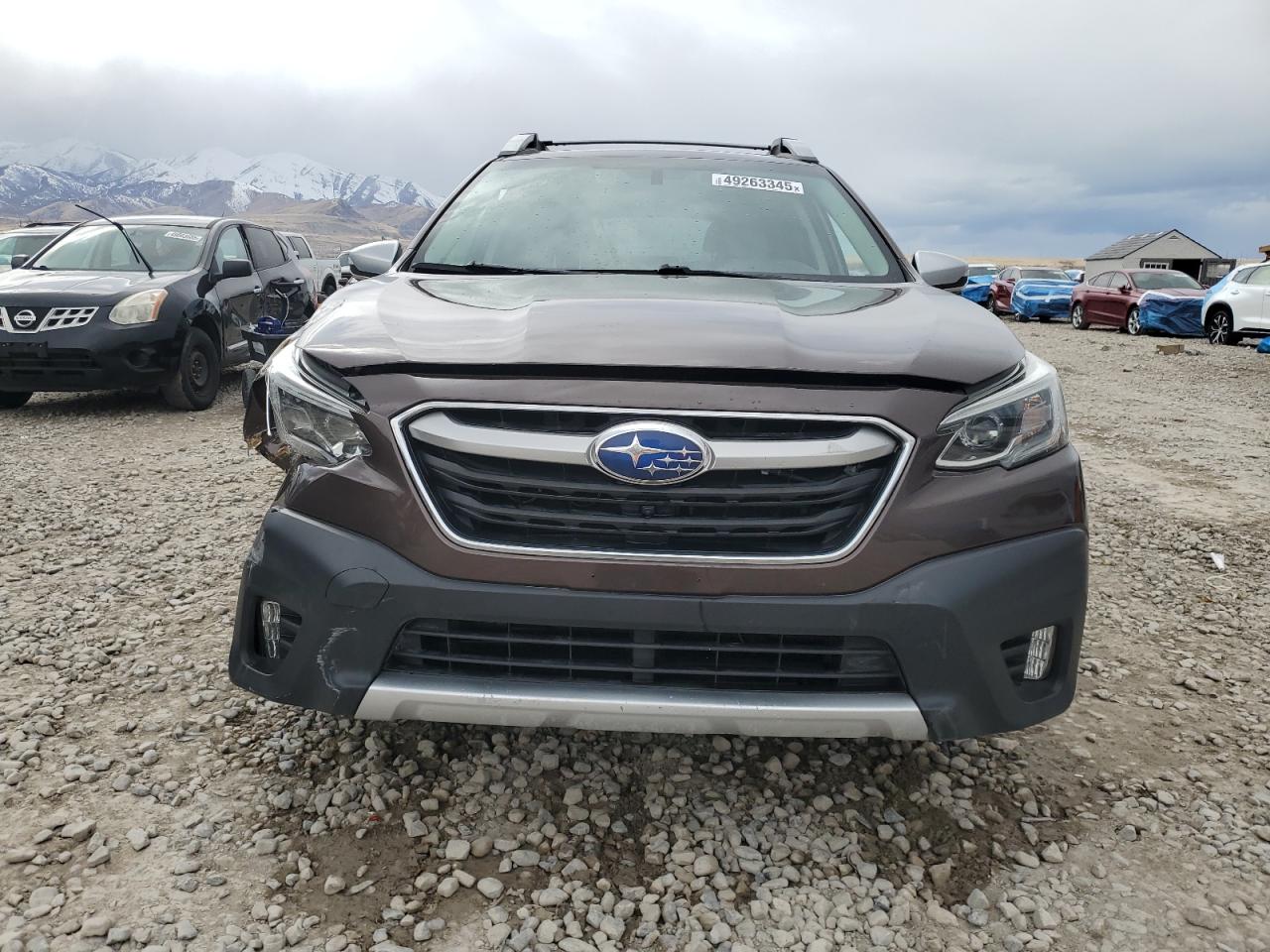 2021 Subaru Outback VIN 4S4BTGPD4M3116304 Copart auction photo, side / front end damage thumbnail 5