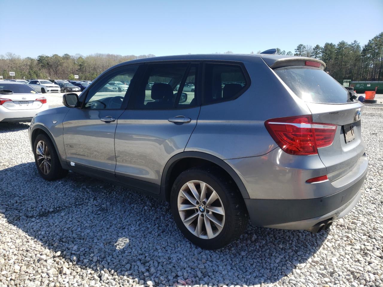 2014 BMW X3 VIN 5UXWX9C58E0D37428 Copart auction photo, water/flood damage thumbnail 2