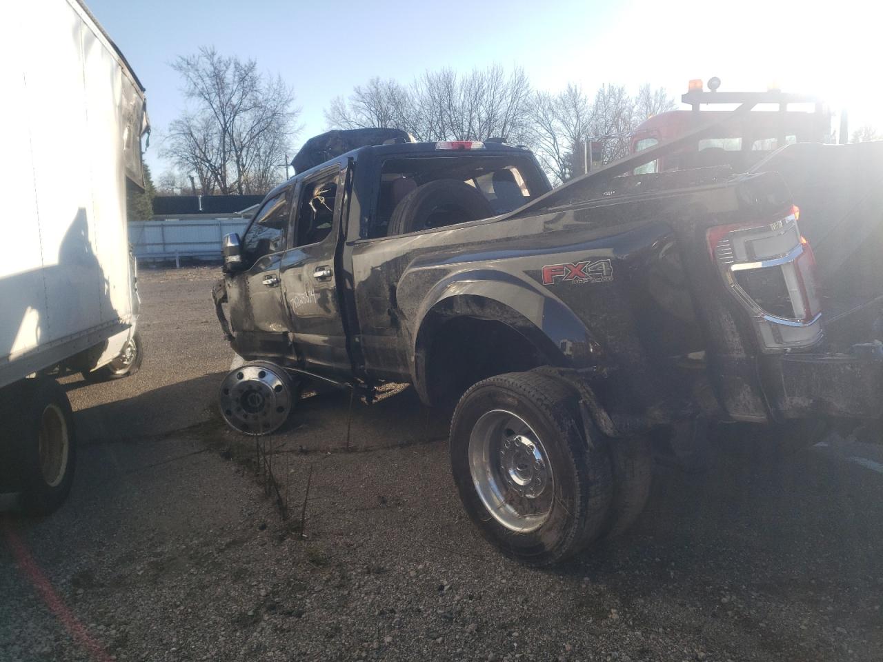 2022 Ford F450 VIN 1FT8W4DT4NEC32110 Copart auction photo, all over / missing/altered vin damage thumbnail 2