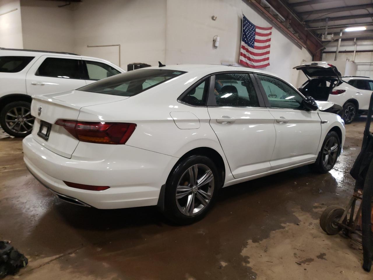 2019 Volkswagen Jetta VIN 3VWC57BU9KM085585 Copart auction photo, front end / side damage thumbnail 3