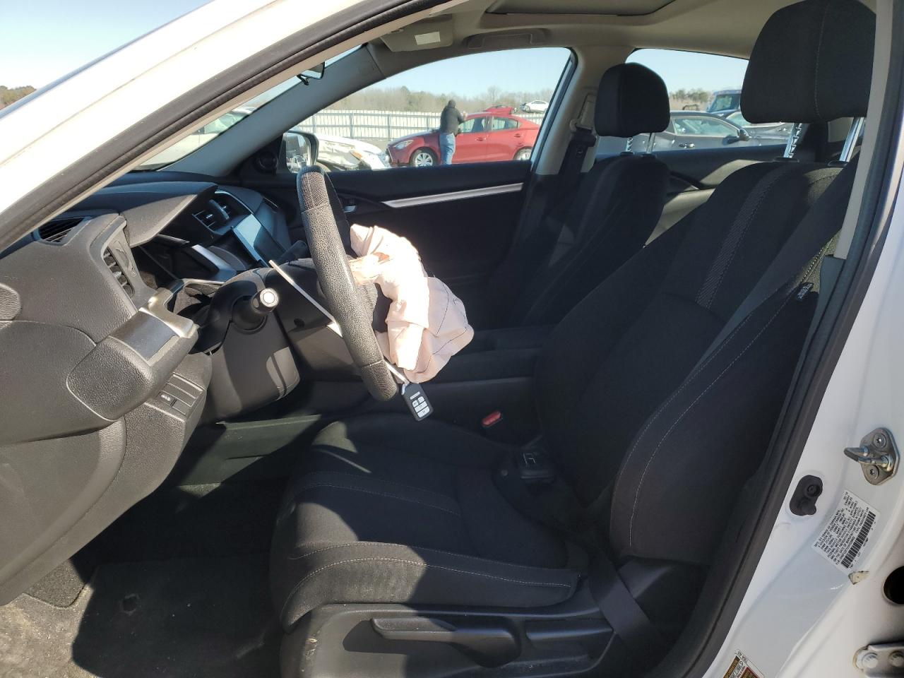 2018 Honda Civic VIN 2HGFC2F72JH539820 Copart auction photo, front end / frame damage damage thumbnail 7