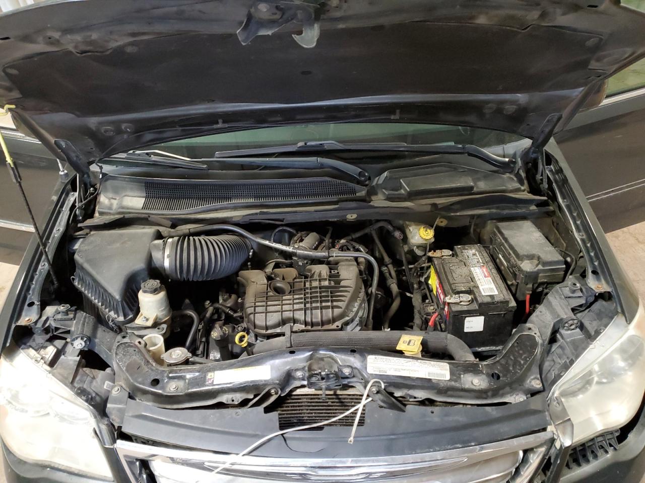2012 Chrysler Town & Country VIN 2C4RC1BG3CR244671 Copart auction photo, front end / vandalism damage thumbnail 12
