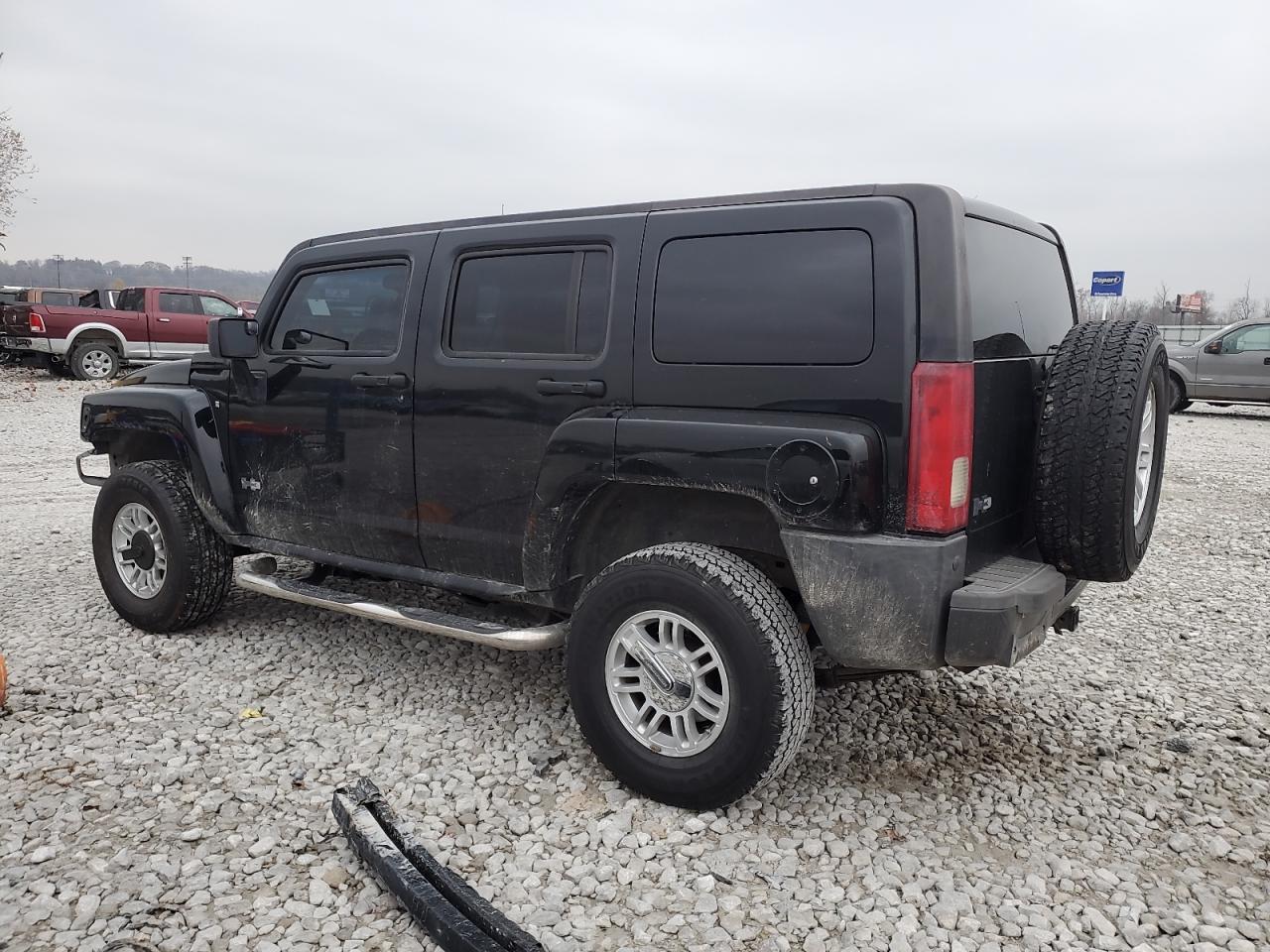 2008 Hummer H3 VIN 5GTEN13E188114275 Copart auction photo, all over damage thumbnail 2