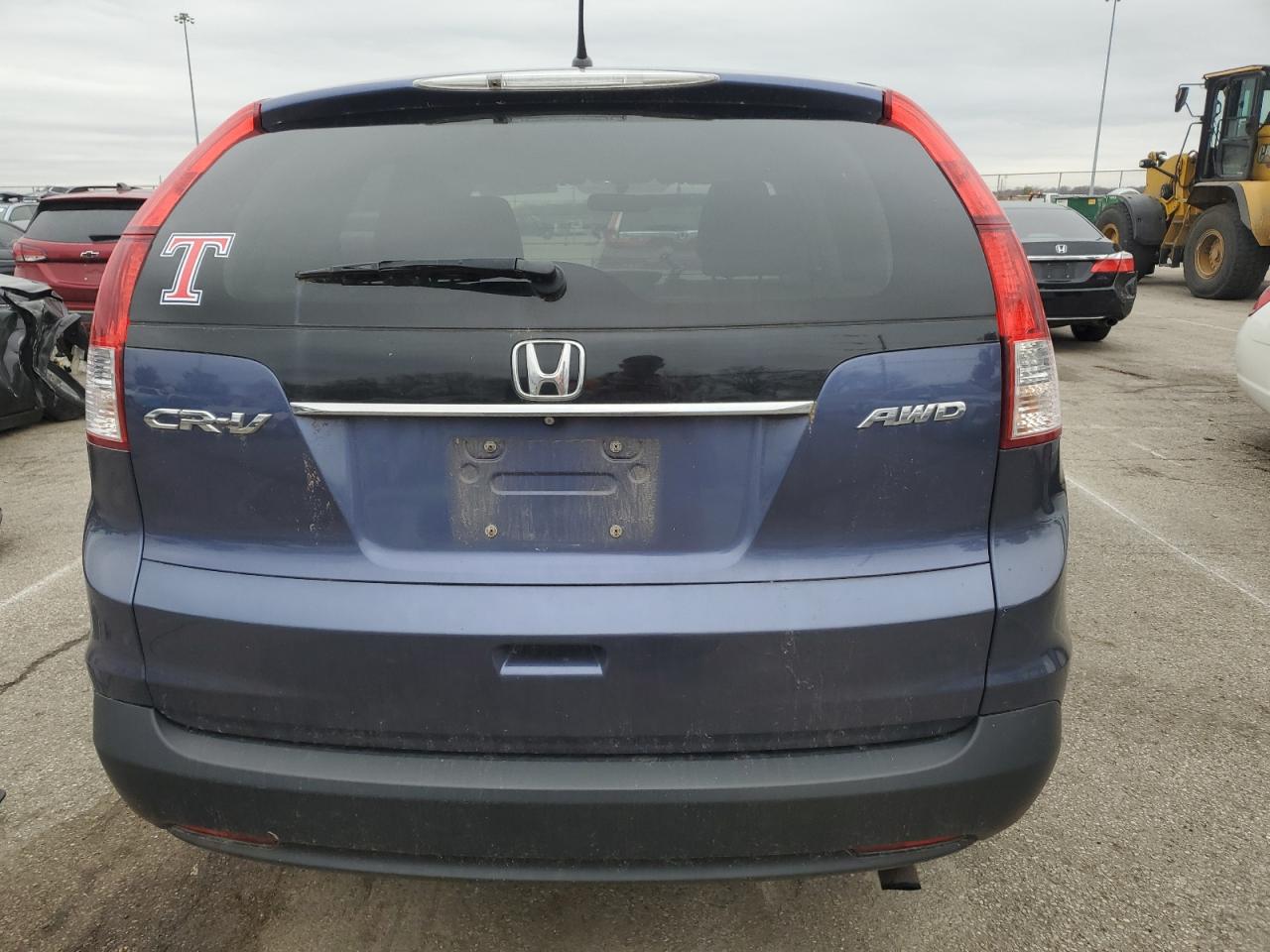 2013 Honda CR-V VIN 2HKRM4H55DH660160 Copart auction photo, front end damage thumbnail 6
