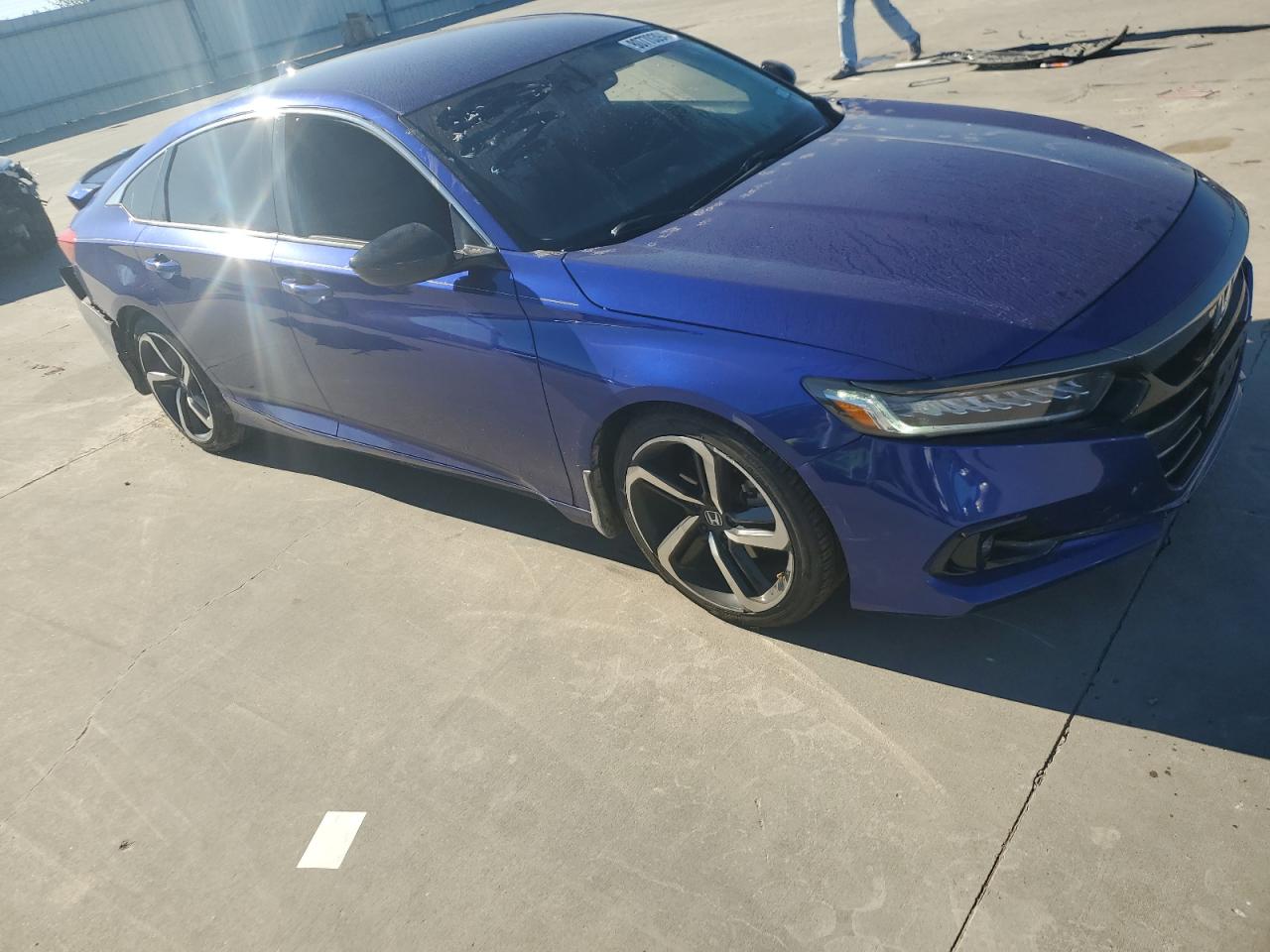 2021 Honda Accord VIN 1HGCV1F36MA014704 Copart auction photo, rear end damage thumbnail 4