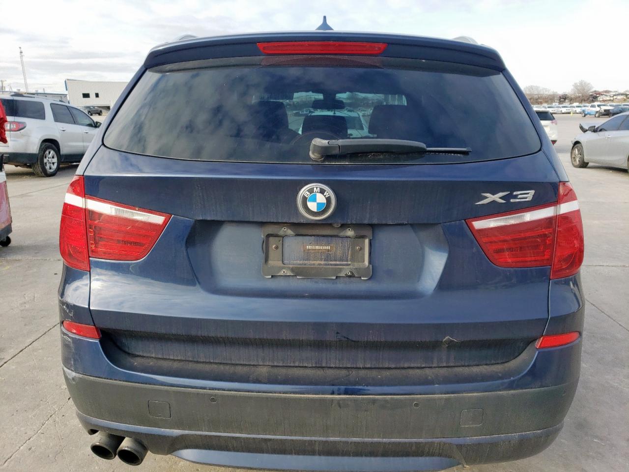 2013 BMW X3 VIN 5UXWX9C59D0A20871 Copart auction photo, front end / rear end damage thumbnail 6