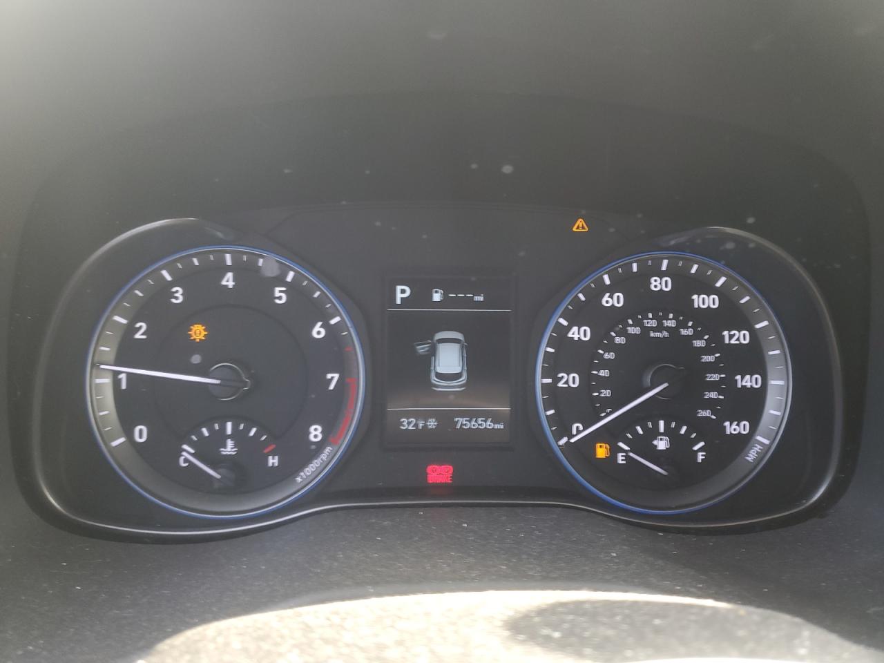 2019 Hyundai Kona VIN KM8K1CAA5KU274817 Copart auction photo, front end / side damage thumbnail 9