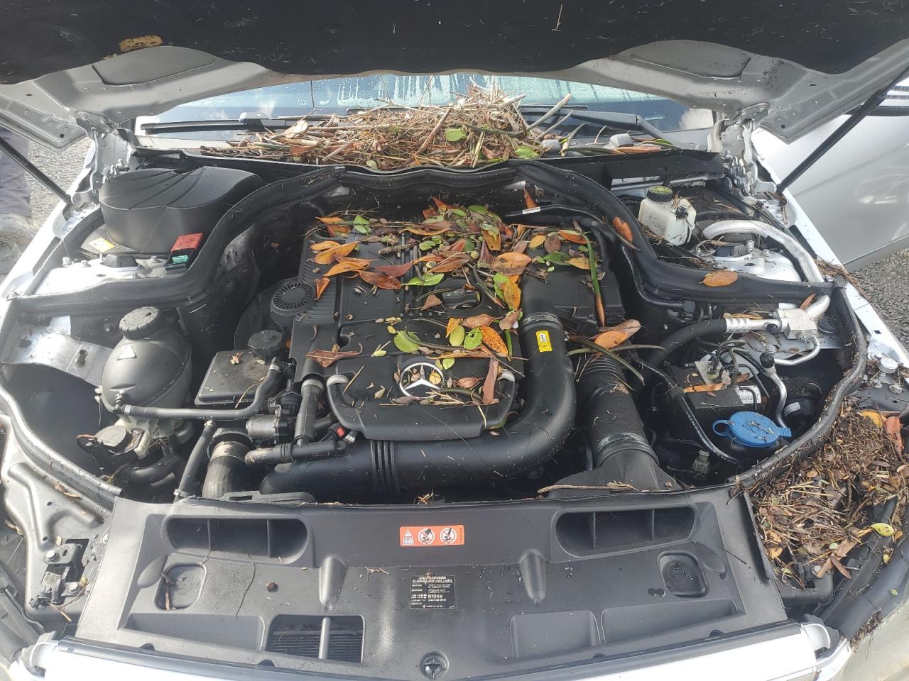 2013 Mercedes-Benz C-klasse VIN WDDGF4HB6DA827405 Copart auction photo, water/flood damage thumbnail 11