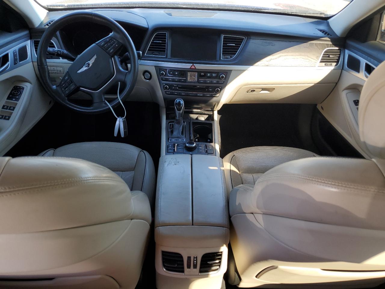 2017 Genesis G80 VIN KMHGN4JF7HU181009 Copart auction photo, rear end damage thumbnail 8