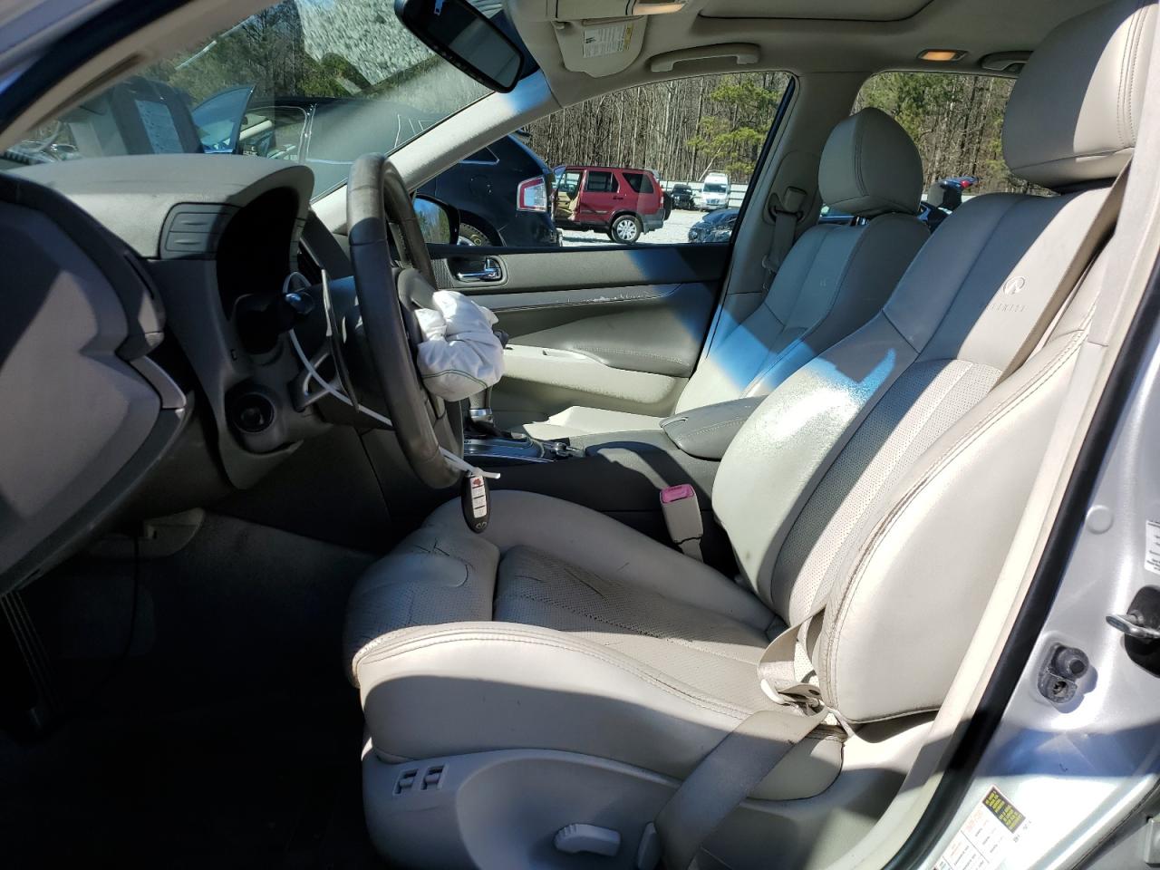 2011 Infiniti G VIN JN1CV6AR5BM410578 Copart auction photo, front end / undercarriage damage thumbnail 7