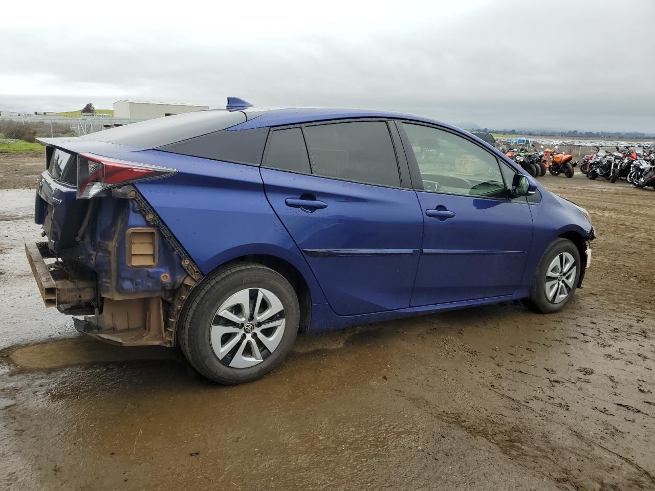 2017 Toyota Prius VIN JTDKARFU0H3527907 Copart auction photo, front end / all over damage thumbnail 3