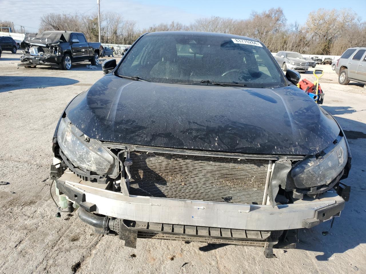 2019 Honda Civic VIN 2HGFC3B35KH350203 Copart auction photo, front end / minor dent/scratches damage thumbnail 5