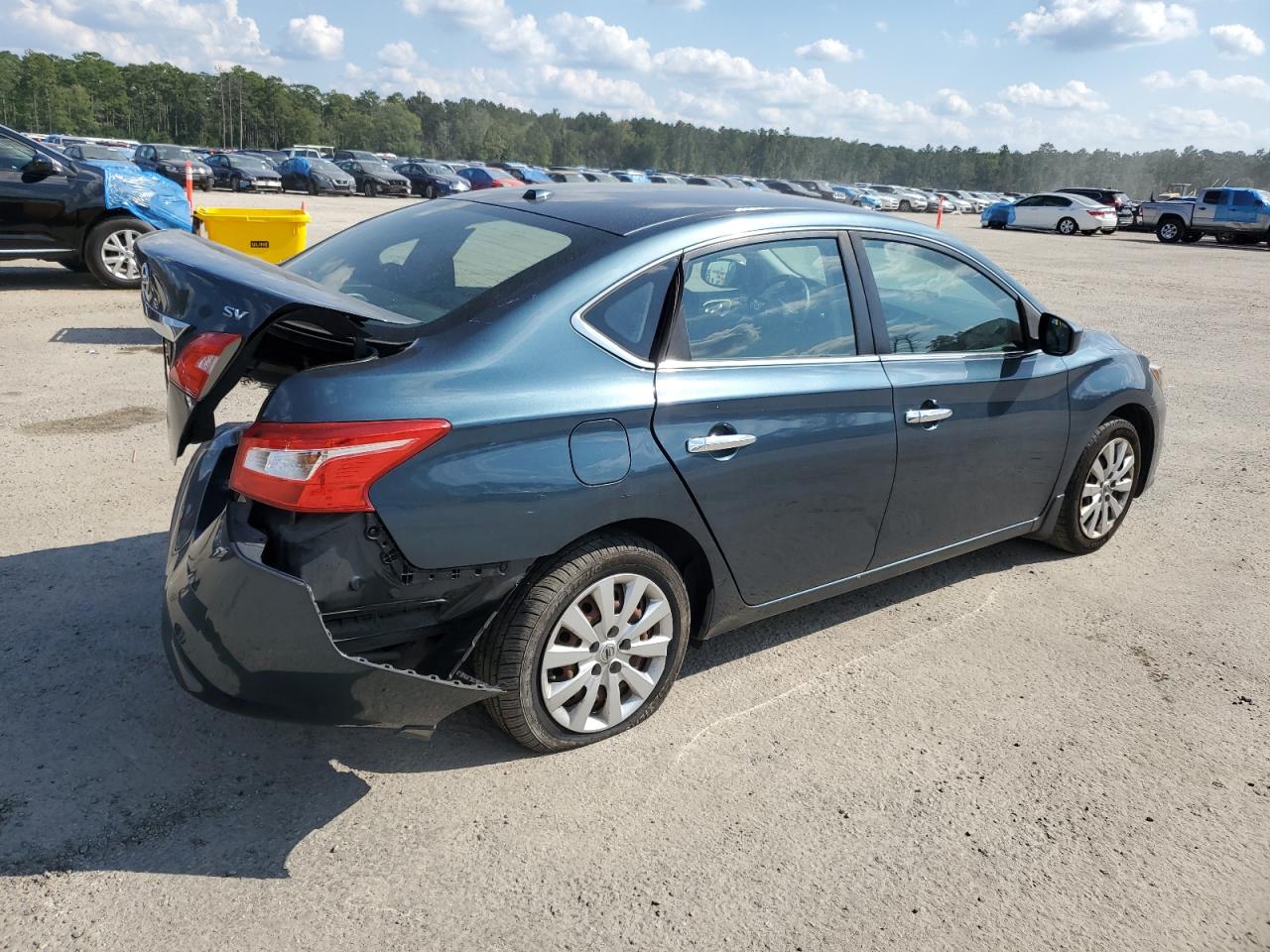 2017 Nissan Sentra VIN 3N1AB7AP0HY294359 Copart auction photo, rear end damage thumbnail 3